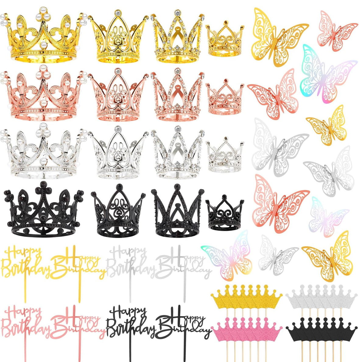 ADD ON Butterfly's/ Crowns/ Topper