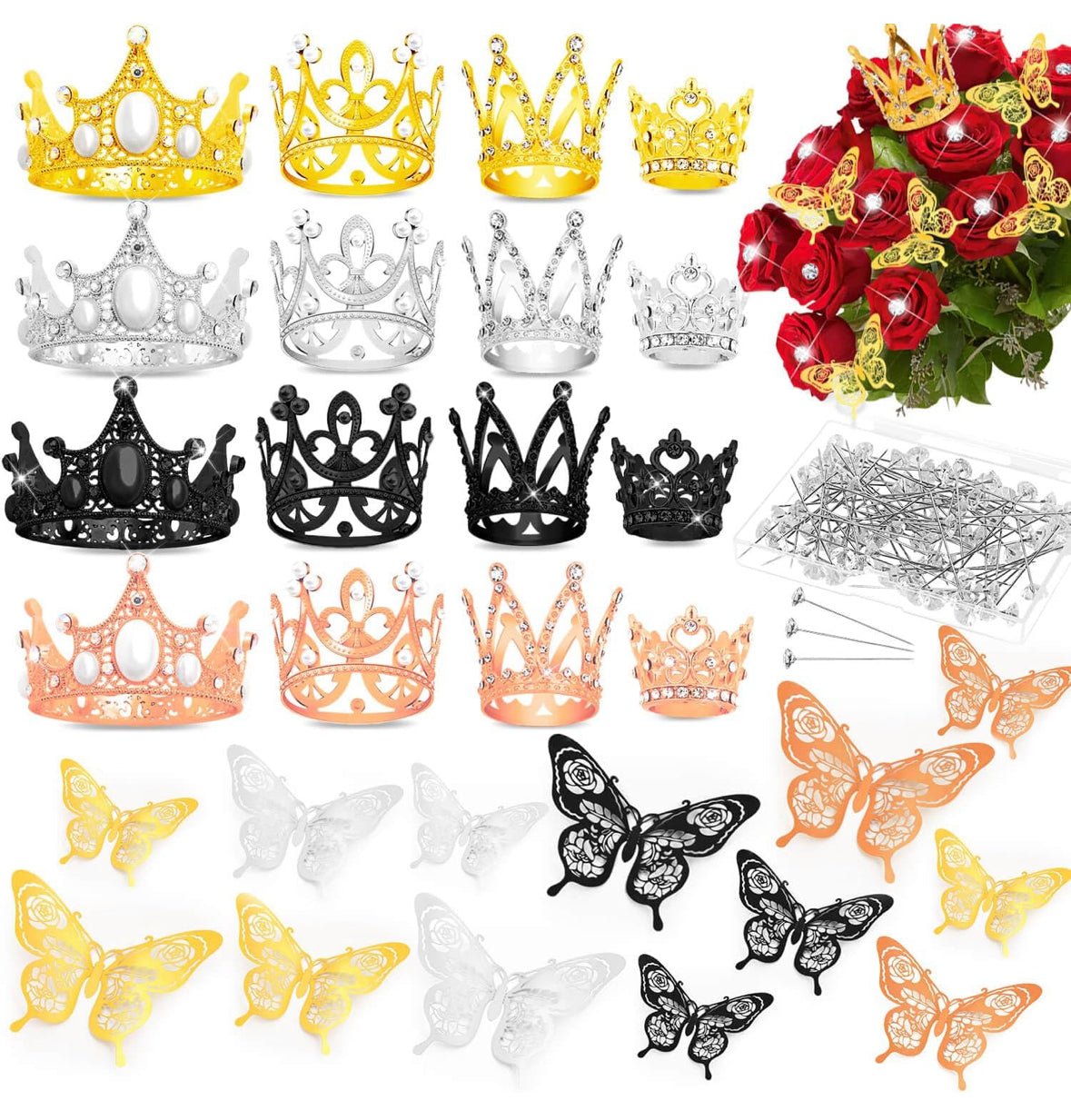 ADD ON Butterfly's/ Crowns/ Topper
