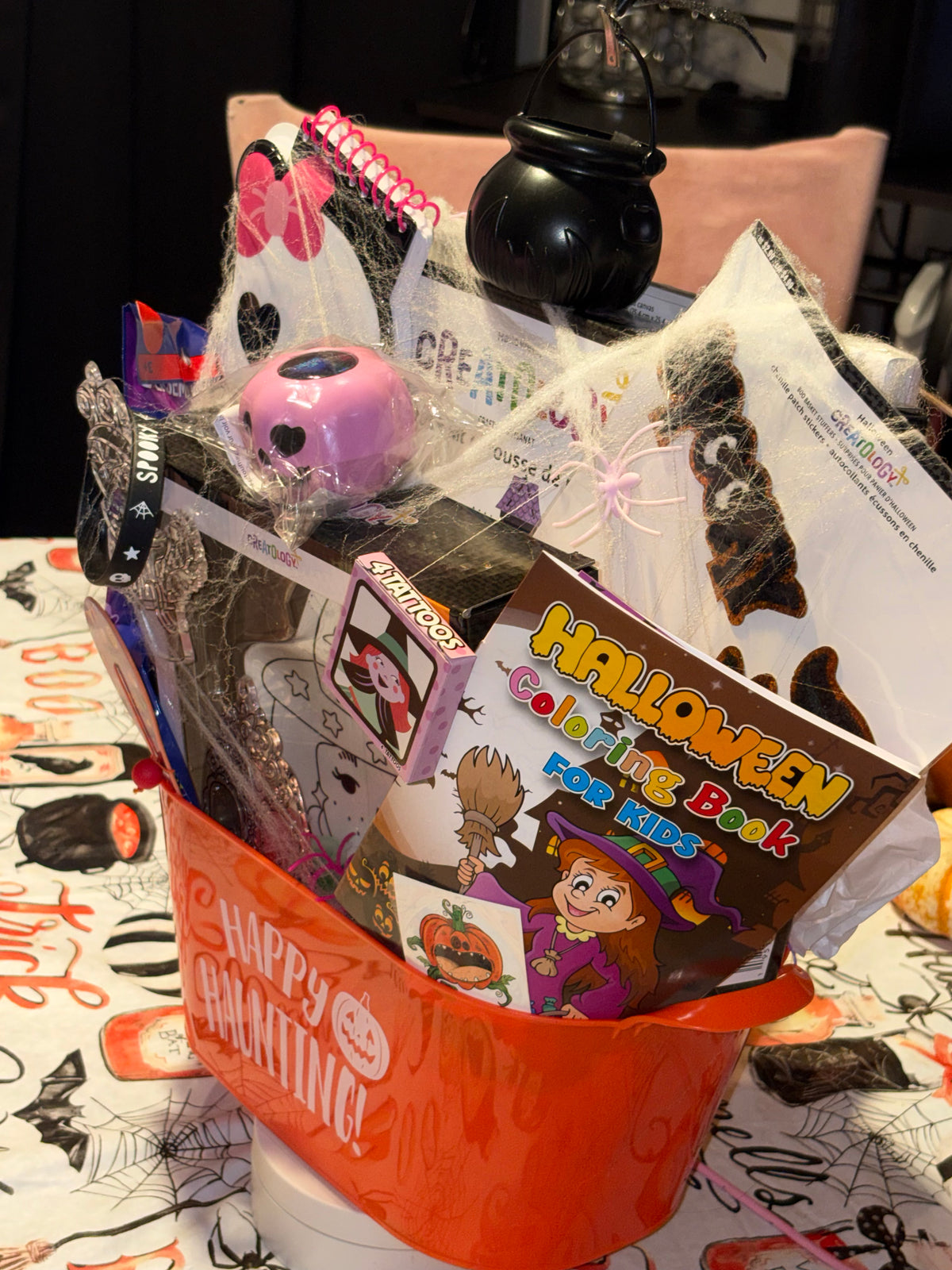 Halloween Kids Boo Basket
