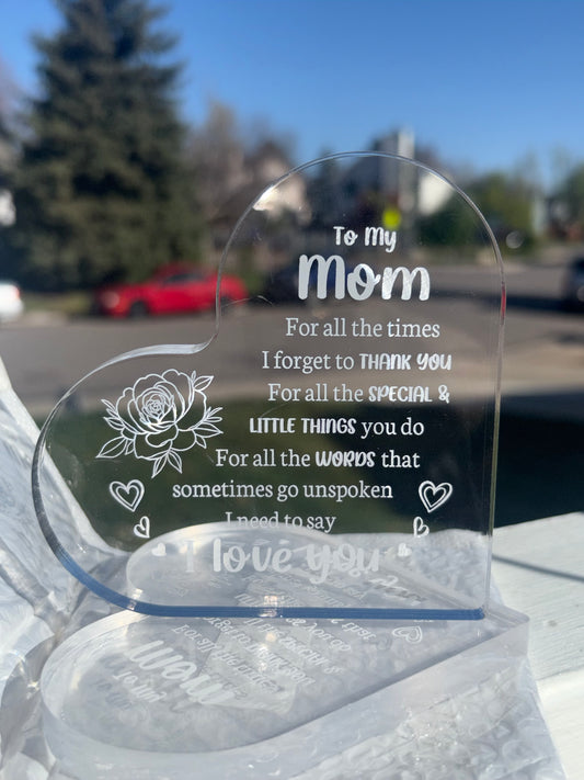 Mothers Day Plaque