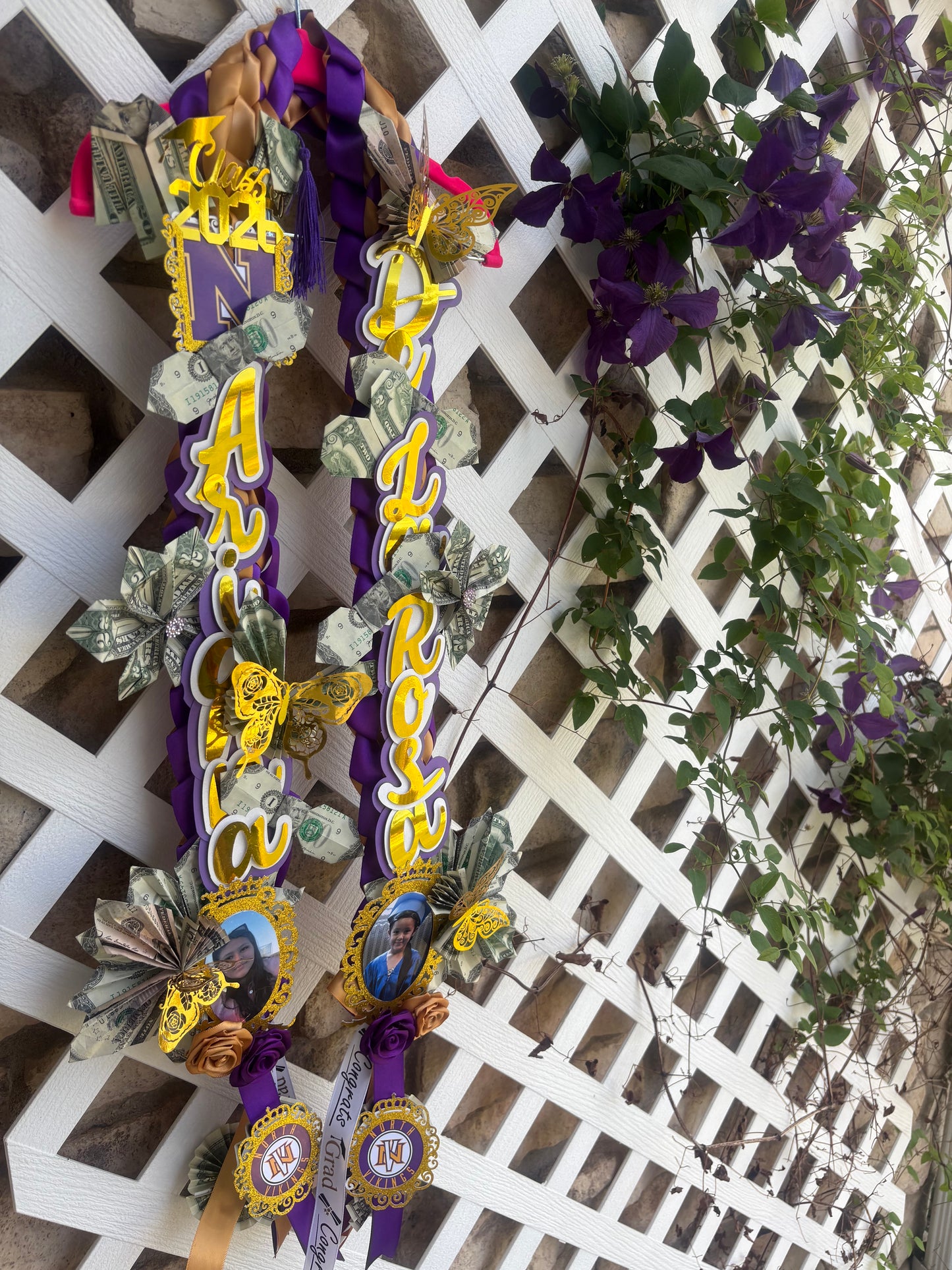 Custom Graduation Leis