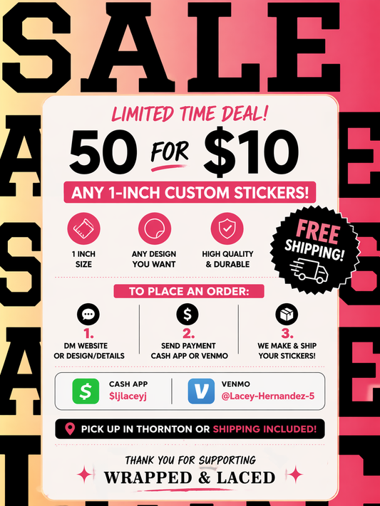 1inch Custom Sticker