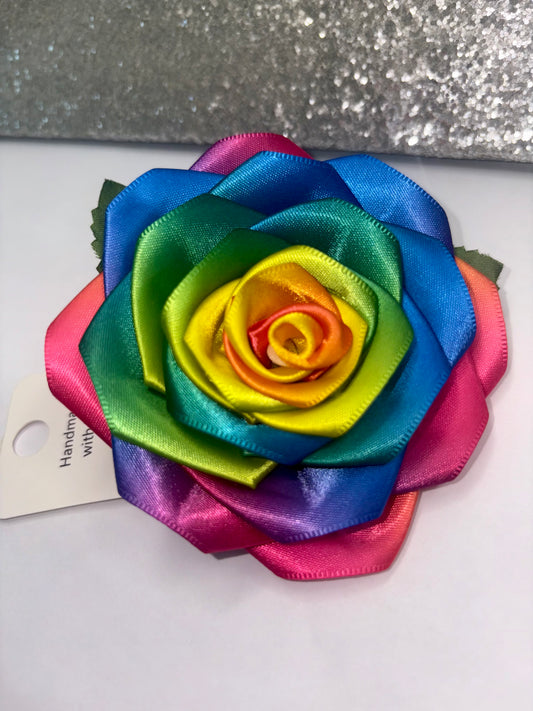 Tie Dye Rose Key chain