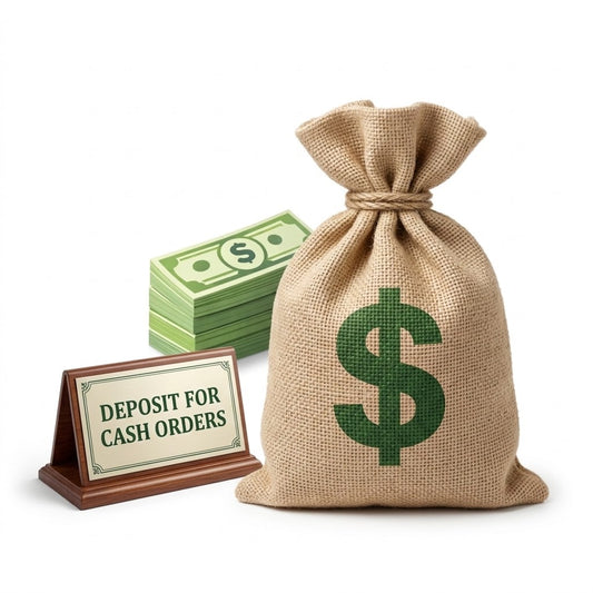 Cash Deposit (By Agreement Only)