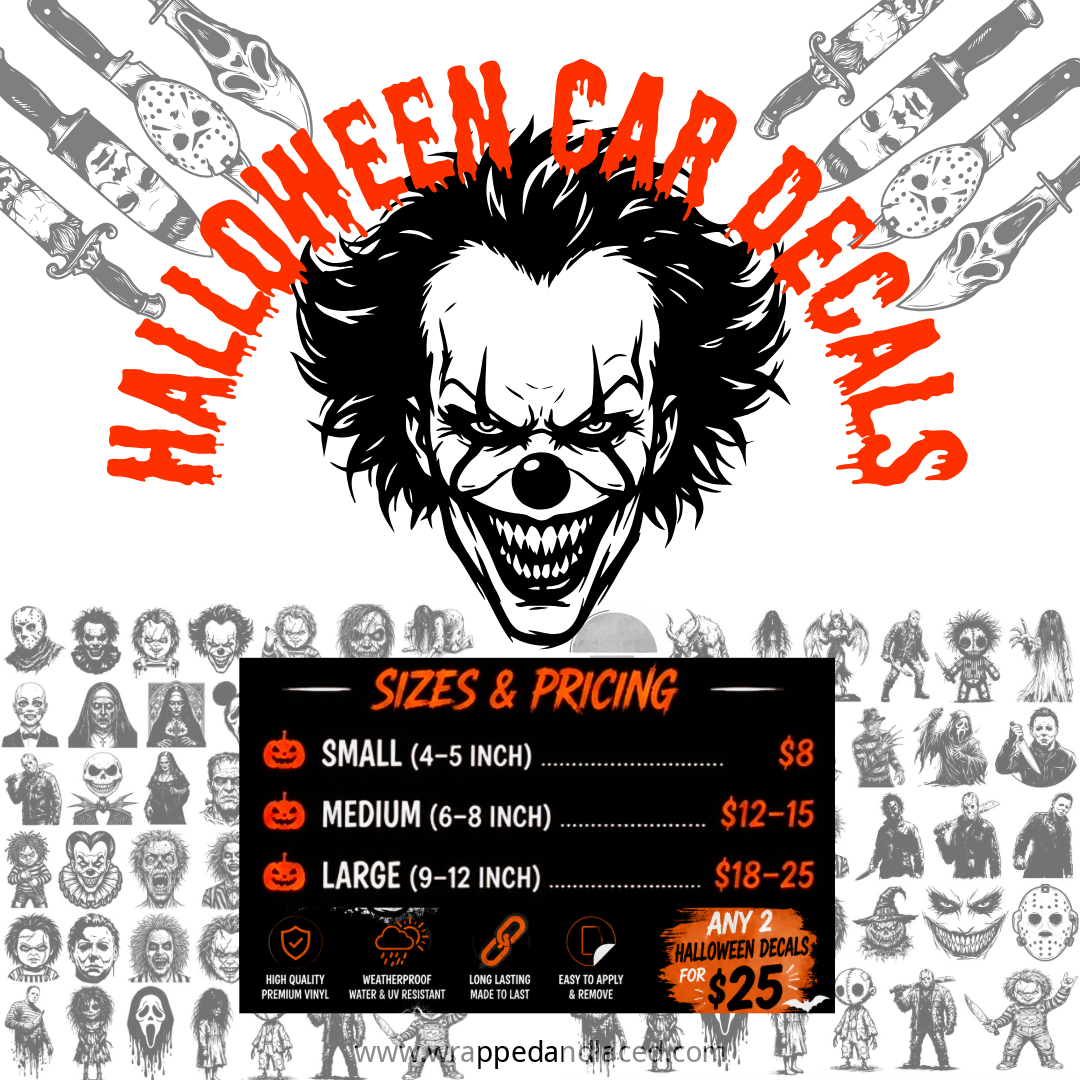 Halloween Car Decals